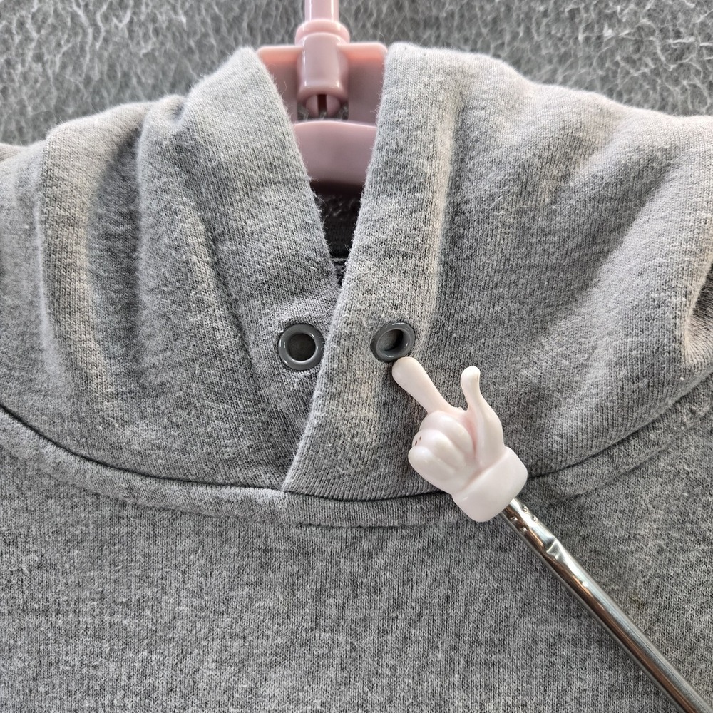 Primitive Men Hoodie M Gray Graphic Fleece Dragon Ball Activewear Pullover READ - Picture 8 of 9